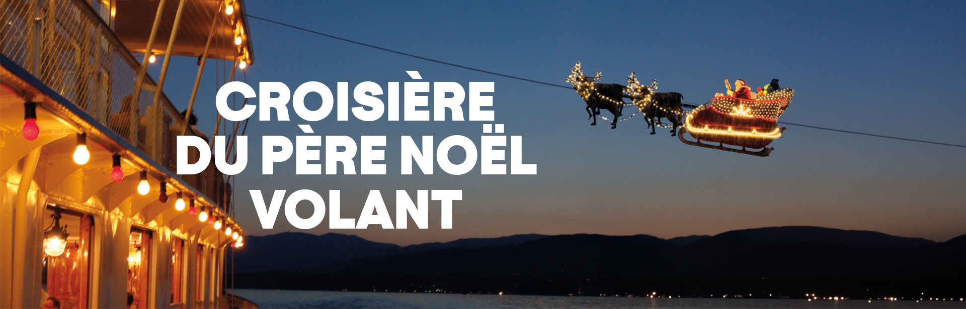 Flying Santa Cruise der CGN in Montreux